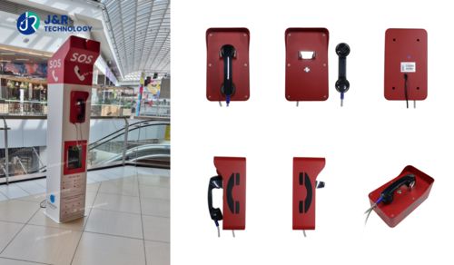 Τελευταίες εταιρικές ειδήσεις για Βελτίωση της δημόσιας ασφάλειας στα εμπορικά κέντρα της Χιλής με το τηλέφωνο έκτακτης ανάγκης J&R JR210-1B-SIP