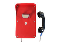 Weatherproof Analog Wall Phone Cold Rolled Steel No Keypad Audio ATM Service