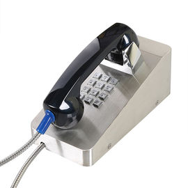 Τηλέφωνο έκτακτης ανάγκης πινάκων VoIP Iauto φυλακών, σχοινόδετο τηλέφωνο IP54-IP65 τοίχων ανοξείδωτου
