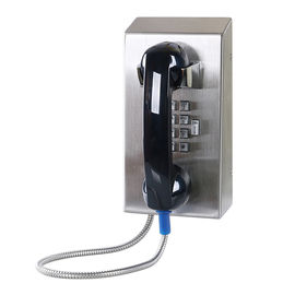 Ανθεκτικό τηλέφωνο IP55-IP65 μικροτηλεφώνων βανδάλων ανοξείδωτου με το πλήρες αριθμητικό πληκτρολόγιο