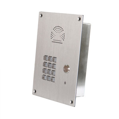 Τηλέφωνο 65VDC DTMF πινάκων ταχύτητας GSM 3G IP55 SS για τα φαρμακευτικά εργοστάσια